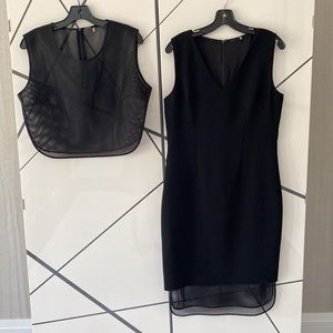 Tahari Black 2-piece Dress